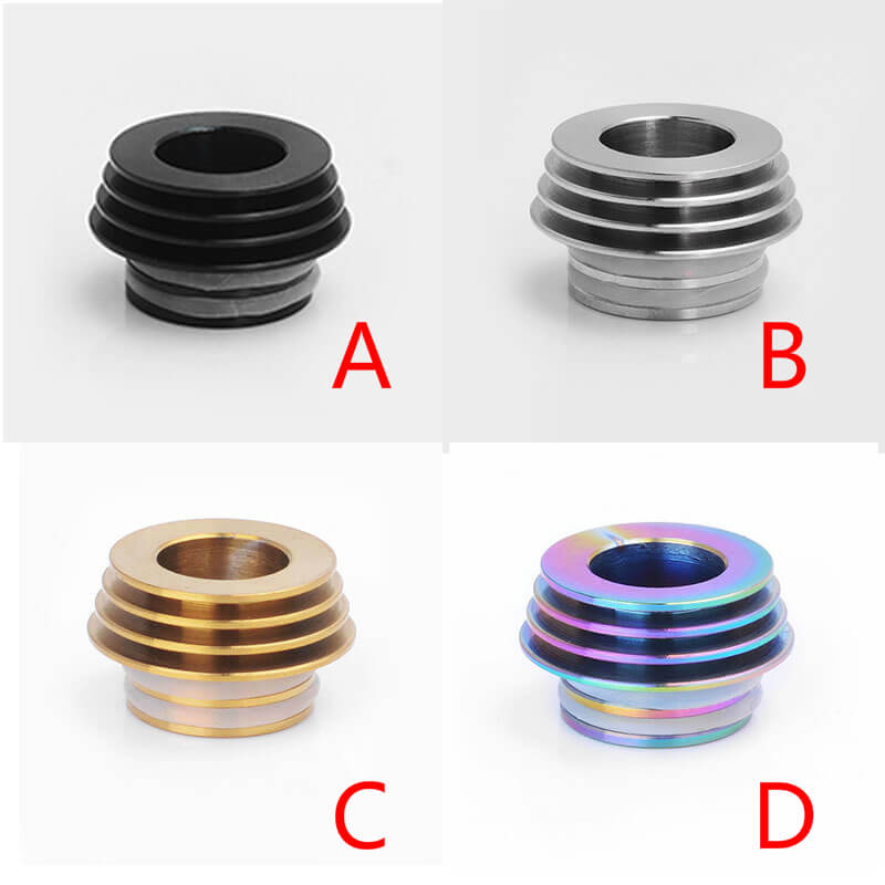 Stainless Steel Heat Dissipation 810 to 510 Drip Tip Adapter